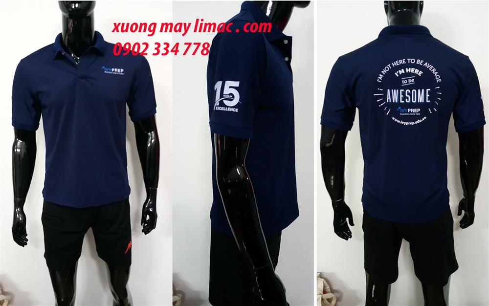 Đặt may áo thun cá sấu poly giá rẽ